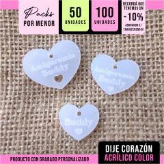 DIJES CORAZÓN ACRILICO