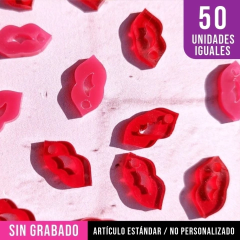 50 DIJES BIJOU 4 CM. ACRÍLICO