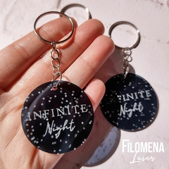 LLAVEROS ACRILICO GLITTER - comprar online