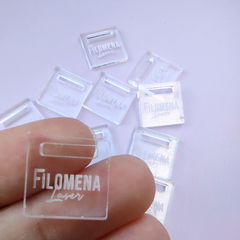MAYORISTA DIJES/APLIQUES ACRILICO MINI (SOLO CRISTAL) - Filomena Corte Laser