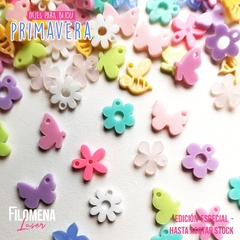50 Dijes Bijou Mix Primavera - EDICIÓN LIMITADA - Filomena Corte Laser