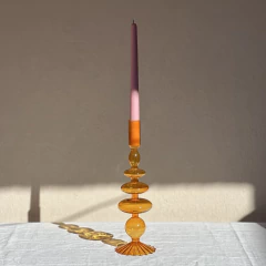 Candelabro Viena - Naranja - Alto - comprar online