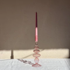 Candelabro Viena - Rosa claro - Alto - comprar online