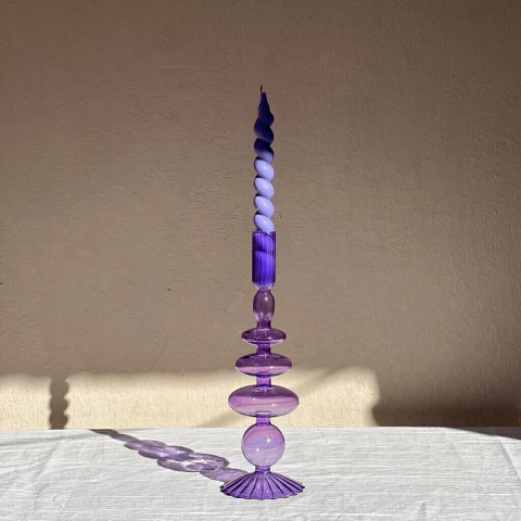 Candelabro Viena - Lila - Alto - comprar online