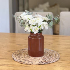 Florero Atenas - Chocolate en internet