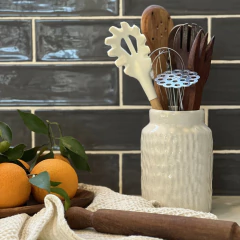 Florero Atenas Texturado - jaspeado