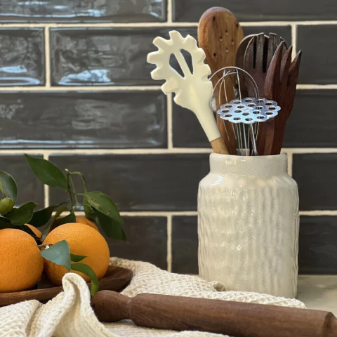 Florero Atenas Texturado - jaspeado