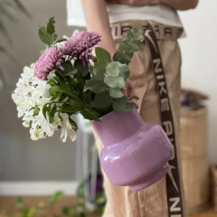 Florero Calabria - Lila - comprar online