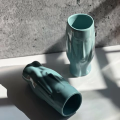 Florero Cusco Celeste en internet