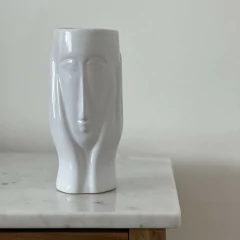 Florero Cusco Blanco