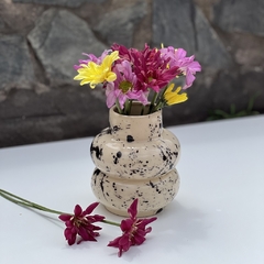 Florero Cosmito - Salpicado negro