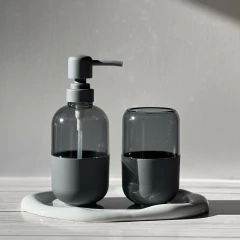 Set de baño Areco Gris