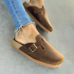 Zueco Mule Chocolate en internet