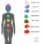 Kit Cristais dos 7 Chakras Rolado - Equilíbrio das Energias - comprar online