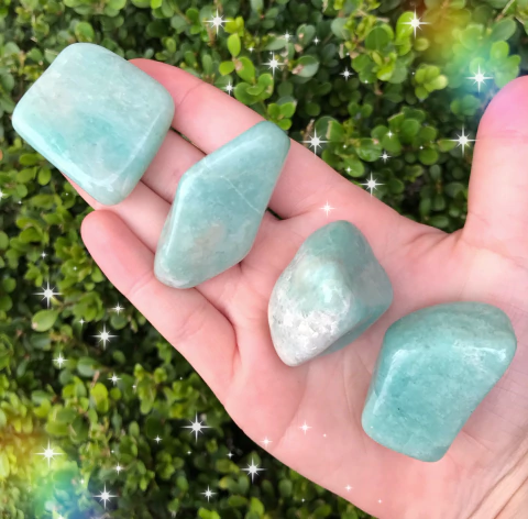 Amazonita Rolada (30 a 40gr) - Anti Estresse e Adaptação