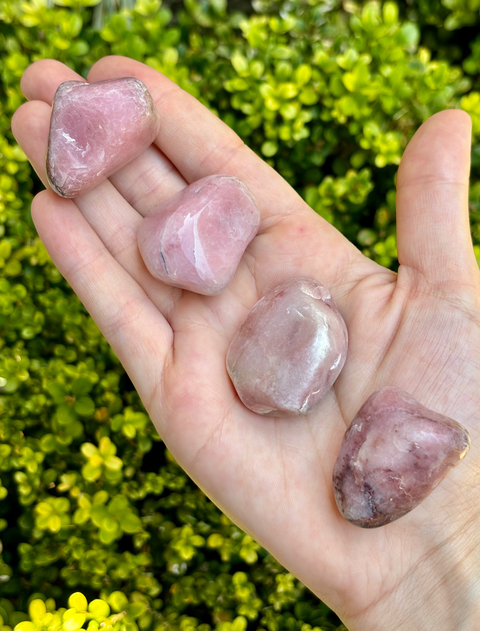 Opala Rosa Rolada (30 a 40gr) - Compaixão, Beleza e Ternura
