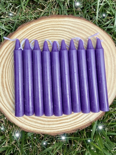 Vela Palito Roxa para Intuição - Unidade - comprar online
