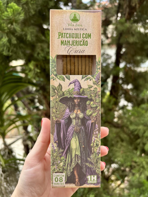Incenso Natural Vila Zen - Patchouli e Manjericão - comprar online