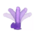 Prótese em Silicone Roxa 15cm - comprar online