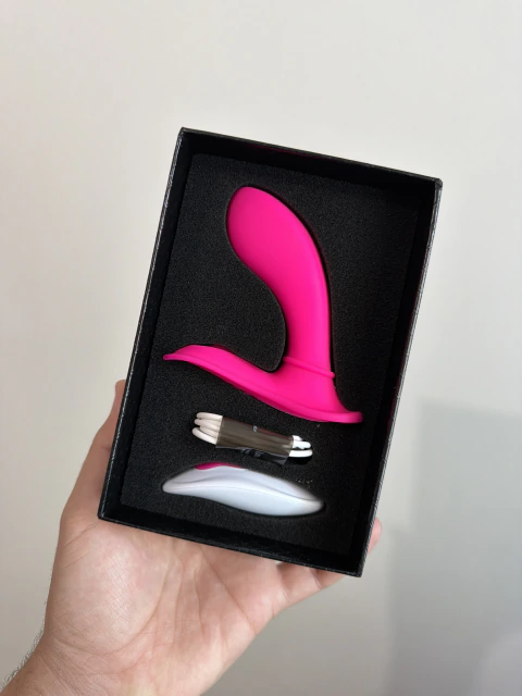 Vibrador rosa estimilo ponto g c/ controle