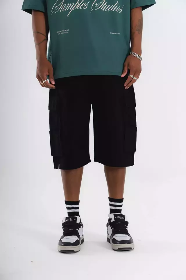 Jorts Cargo Black thumbnail 2