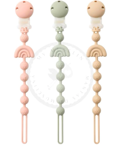 Portachupetes De Siliciona Green - comprar online