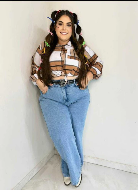 CAMISA XADREZ MODERNA PLUS SIZE