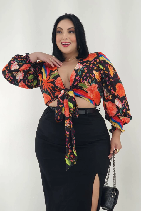 CROPPED ANAYS TROPICAL - comprar online