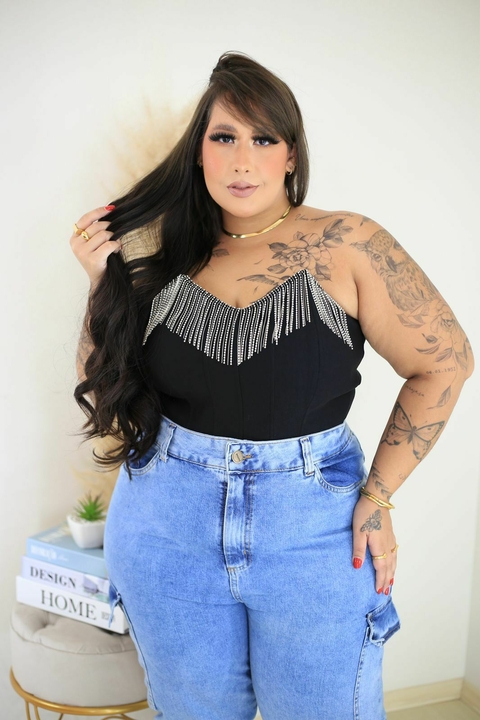 CORSELET COM FRANJA