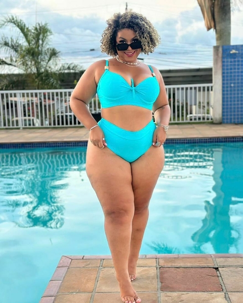 BIQUINE AZUL PLUS SIZE