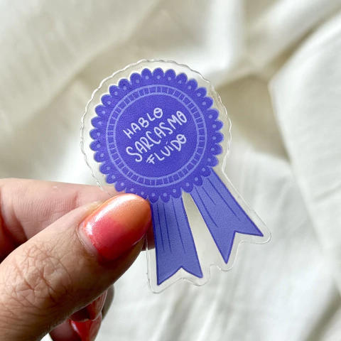 ✦ Imán acrílico - Sarcasmo by @byssophie - comprar online