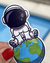 Sticker UV - Astronauta - comprar online