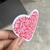 Transparente Glitter UV - Corazon pintitas by @byssophie - ÚNICO