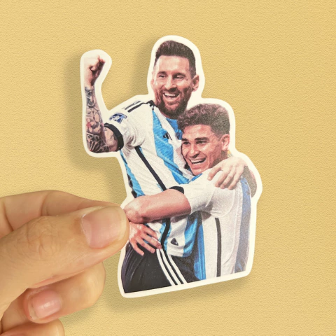 Sticker - Messi y Julián - comprar online