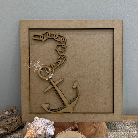 MDFNAUTICO78 - Quadro Âncora - comprar online