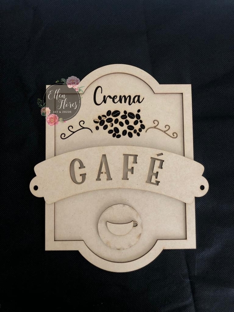 Quadro Café - 27x25cm - MDFCAFE09 - comprar online