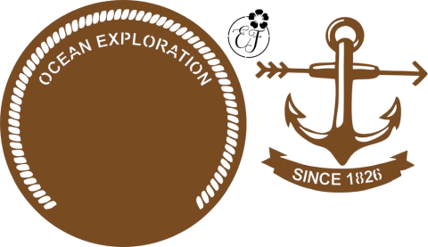 Âncora - 25cm - MDFNAUTICO15 - comprar online