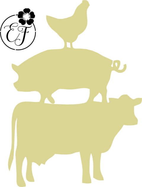 Aplique Trio Animais - comprar online