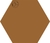 Placa Hexagono - 25x25cm - MDFPLACA16 - comprar online