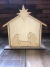 Casinha Presépio - 28x29cm - MDFNATAL34