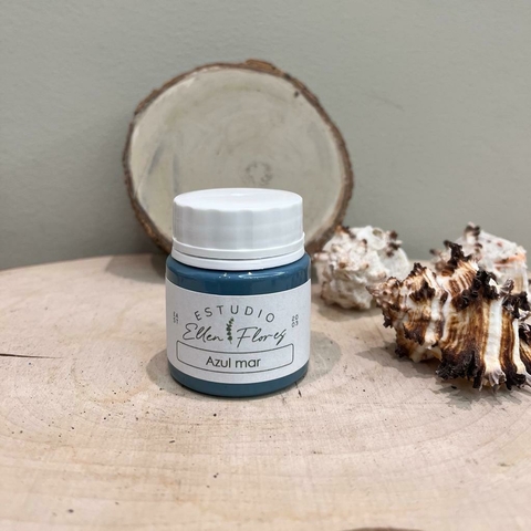Tinta Coleção Ellen Flores - 50ml - Azul Mar
