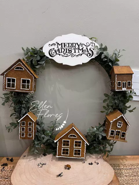 Guirlanda Casinhas - Kit Aulão Natal 2024