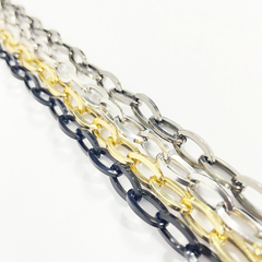Corrente METAL OVAL 6mm