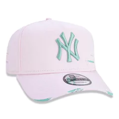 BONE NEW ERA 940 AF COTTON DESTROYED NEW YORK YANKEES ROSA PINK/AZUL | MBI21BON139 na internet