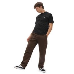 CAMISETA VANS CORE BASICS TEE BLACK-WHITE | VN0A4A5CY28 - LOJA IZZY