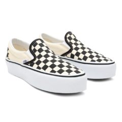 TENIS VANS UA CLASSIC SLIP-ON PLATFORM CHECKERBOARD | VNB0018EBWW - loja online