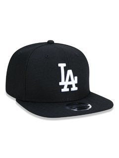 BONE NEW ERA 950 OF SN BASIC PRETO LOGO BRANCO LOS ANGELES DODGERS | MBPERBON032 na internet