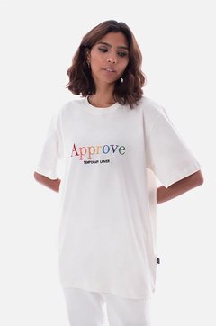 CAMISETA REGULAR APPROVE RAINBOW OFF WHITE | 0295 - loja online