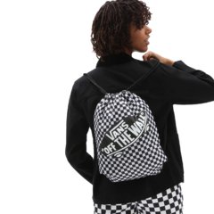 MOCHILA VANS BENCHED BAG BLACK-WHITE CHECKERBOARD | VN000SUF56M - comprar online