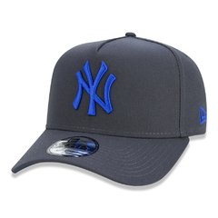 BONE NEW ERA 9FORTY A-FRAME SNAPBACK ABA CURVA NEW YORK YANKEES GREY (CINZA) | MBI21BON143